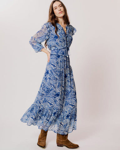 Olivette Dress Evening blue - shopatstocks