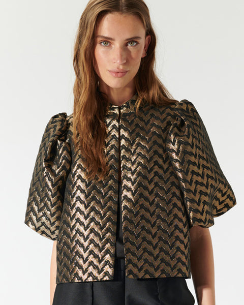 Olivia Jacket Serpentine Gold