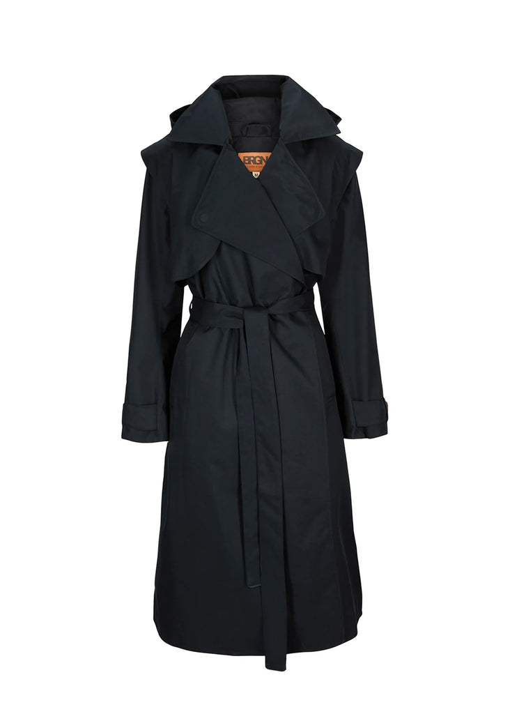 Regndråpe Trench Coat New Black