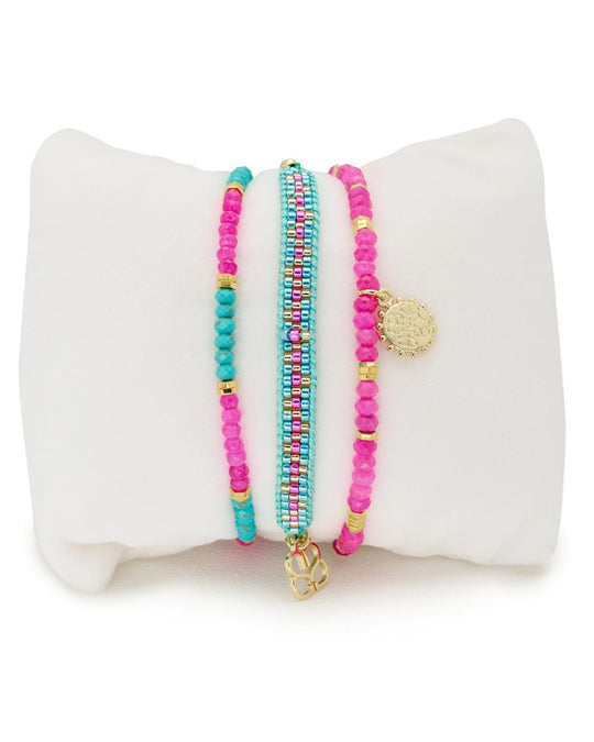 Ikaria 3 Layer Bracelet Stack