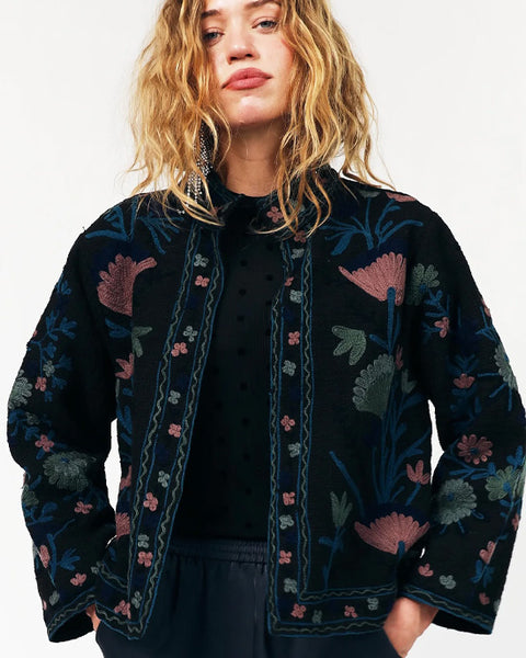 Sadie Jacket Washed Black
