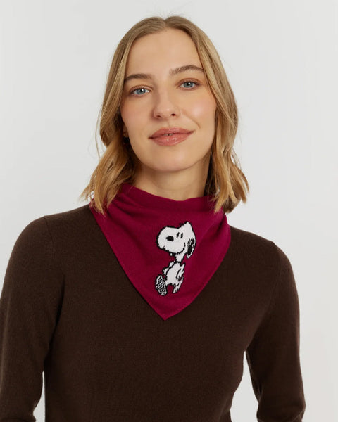 Snoopy Triangle Scarf