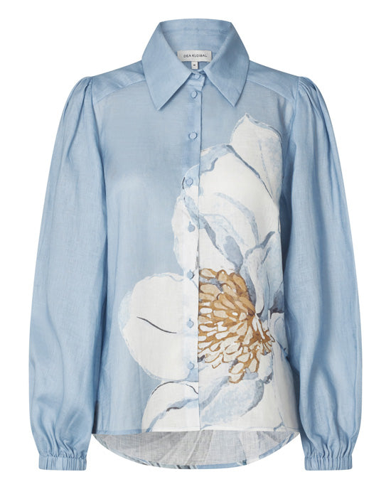 Sioma Linen Blouse Rosea Plena Skyway - shopatstocks