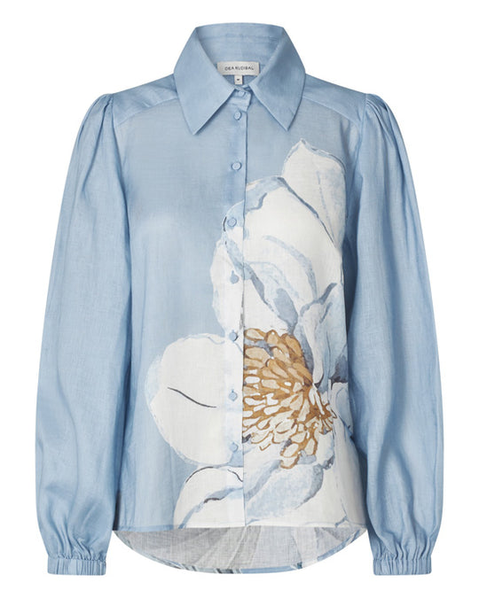 Sioma Linen Blouse Rosea Plena Skyway