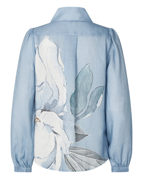 Sioma Linen Blouse Rosea Plena Skyway - shopatstocks