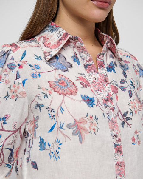 Sioma Shirt Grand Chintz Cream - shopatstocks