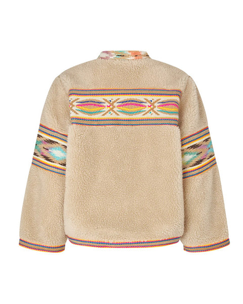 Siri Teddy Jacket Beige