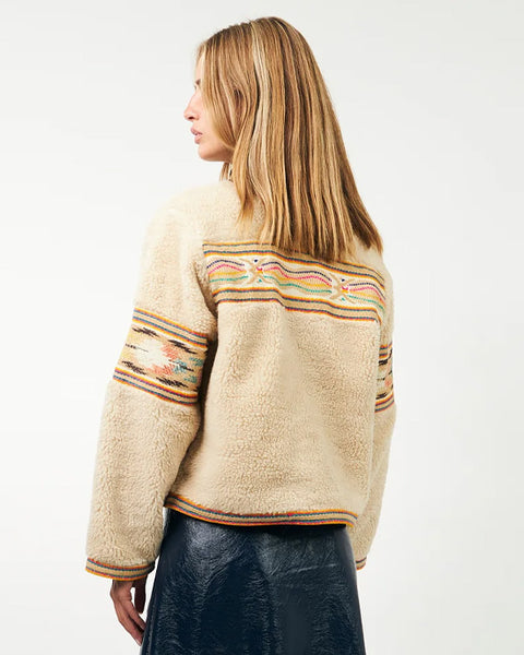 Siri Teddy Jacket Beige