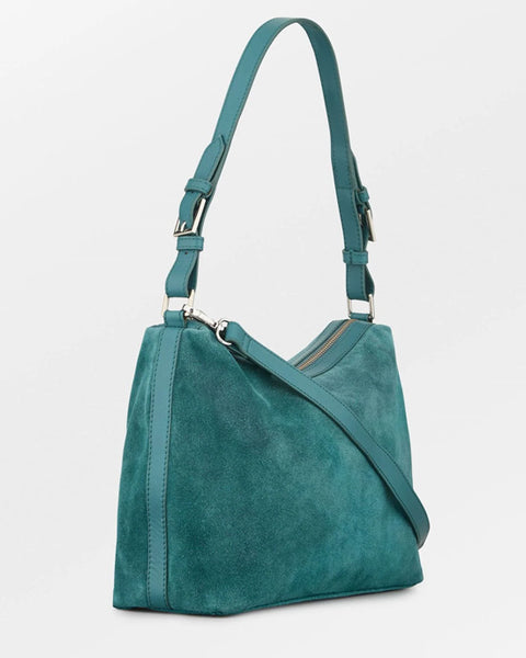 Suede Ginni Medi Bag Mediteal Green - shopatstocks