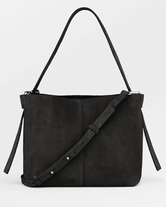 Suede Fraya Small Bag Black