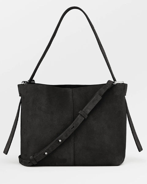 Suede Fraya Small Bag Black