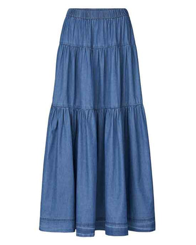 Sunset Skirt Blue Denim
