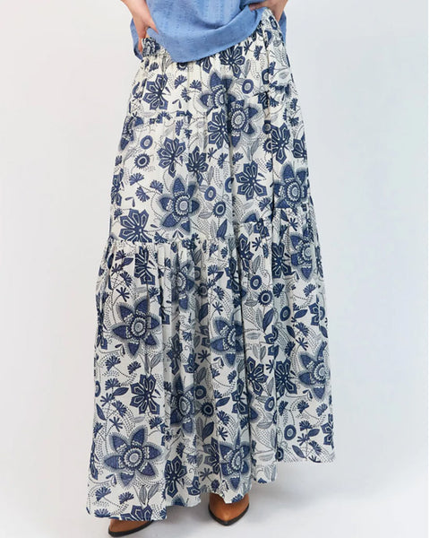 Sunset Maxi Skirt Blue - shopatstocks