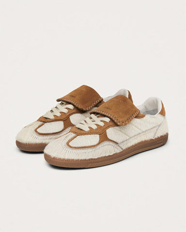 Club Soft Tan Leather Sneakers - shopatstocks