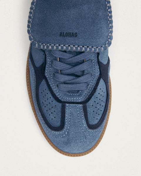 Club Suede Blue Leather Sneakers