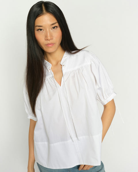 Tarima Cotton Blouse White - shopatstocks