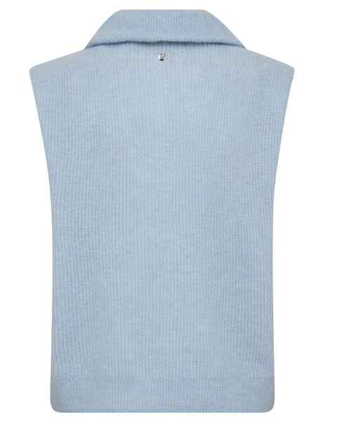 Thora Highneck SL Knit Skyway