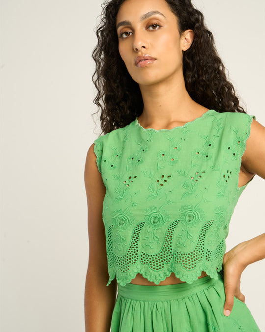 Tifaine Top Green