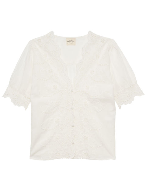 Tilly Top Ecru - shopatstocks
