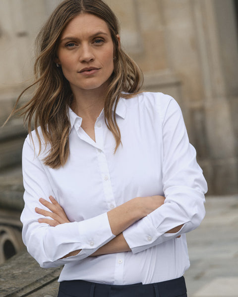 Tina Jersey Shirt White