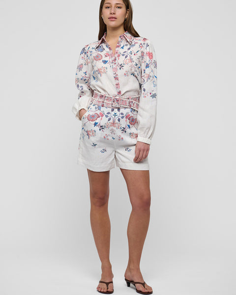 Villadea Shorts Grand Chintz Cream - shopatstocks