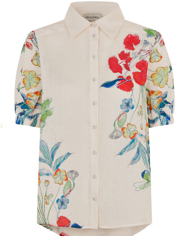 Violeta Shirt Floral Leche - shopatstocks
