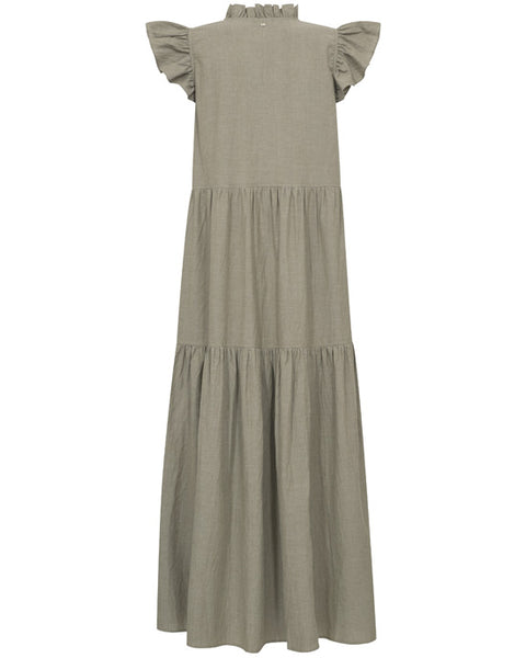 Waldy Izha Dress Burnt Olive - shopatstocks
