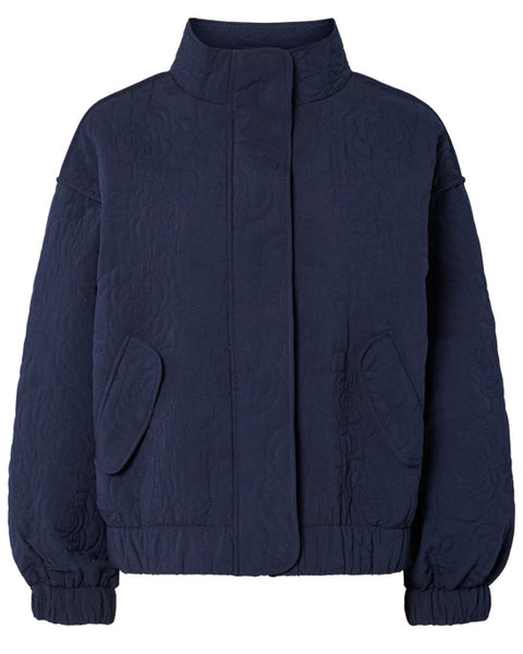 Yasfipura Quilted Jacket Navy