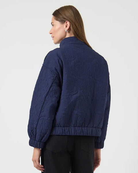 Yasfipura Quilted Jacket Navy