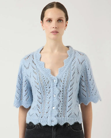 Yasvienna Cardigan Sky Blue - shopatstocks