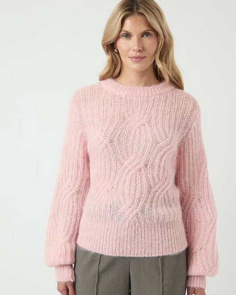 Yaszuma Crew Neck Orchid Pink
