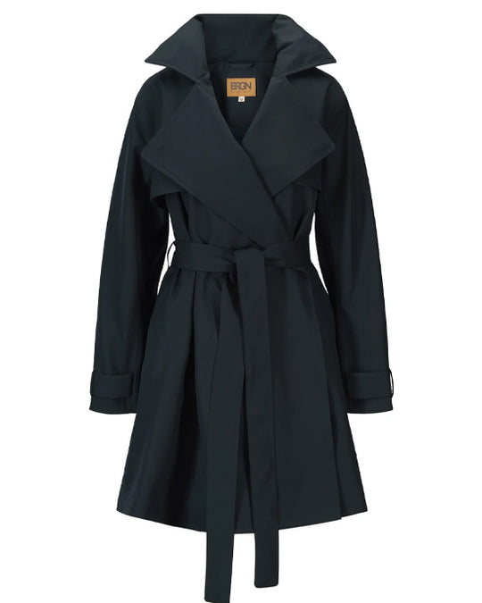 Yr'en Coat Dark Navy