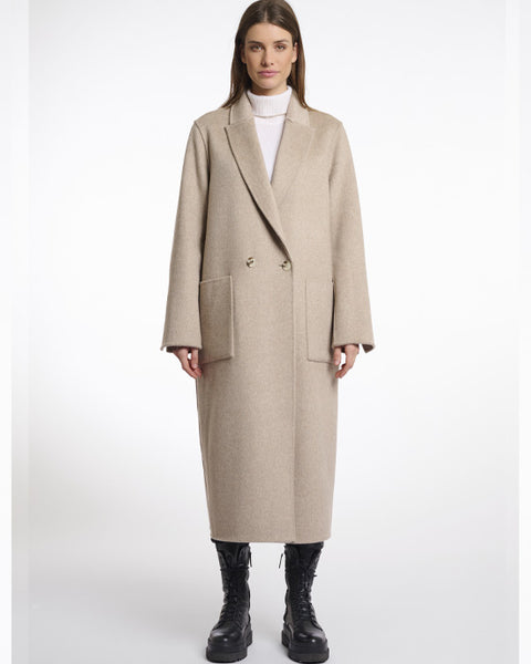Adria Reversible Coat Birch Check