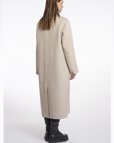 Adria Reversible Coat Birch Check
