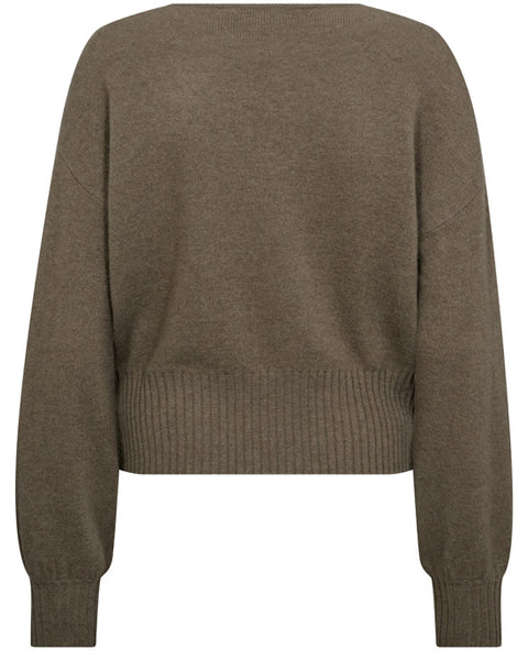 Ady Cashmere Wrap Knit Brindle