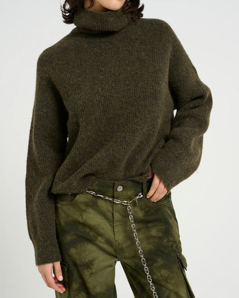 AlphaGZ rollneck Olive Melange