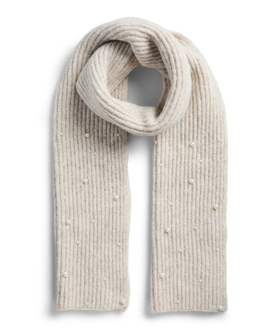 Annabel Scarf Whitecap Gray Beads