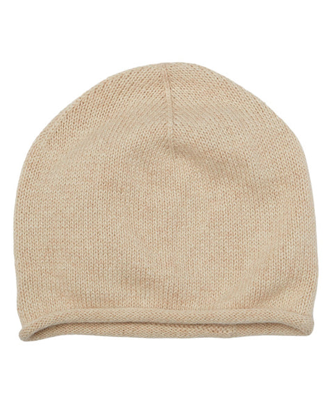 Cashmere Plain Knit Beanie