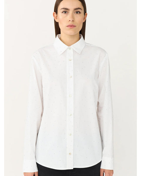 Becca Studs Shirt White