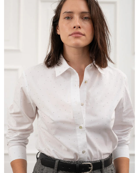 Becca Studs Shirt White