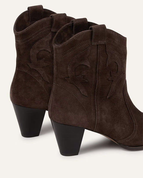 Casey Ankle Boots Chocolate