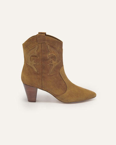 Casey Ankle Boots Bronze