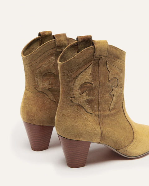 Casey Ankle Boots Bronze