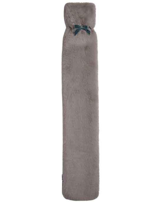 Charlie Hot Water Bottle Luxury Fur Taupe