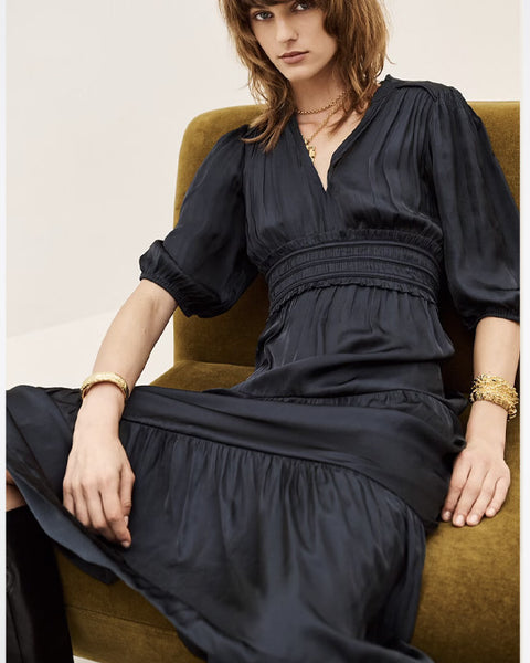 Cleli Dress Blue Ink