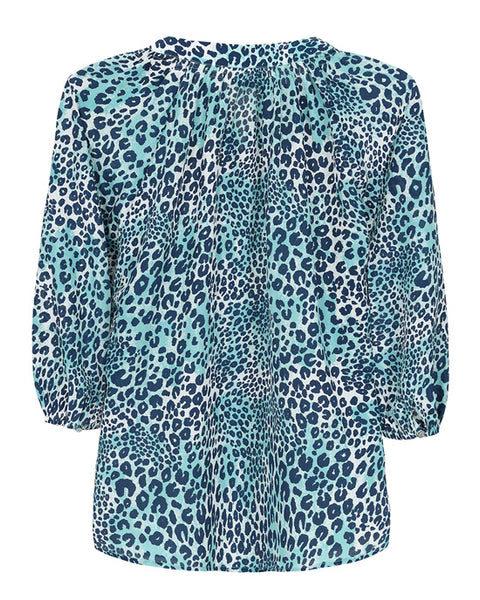 Clevedon Silk Shirt Ravello Azure