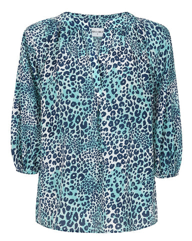 Clevedon Silk Shirt Ravello Azure