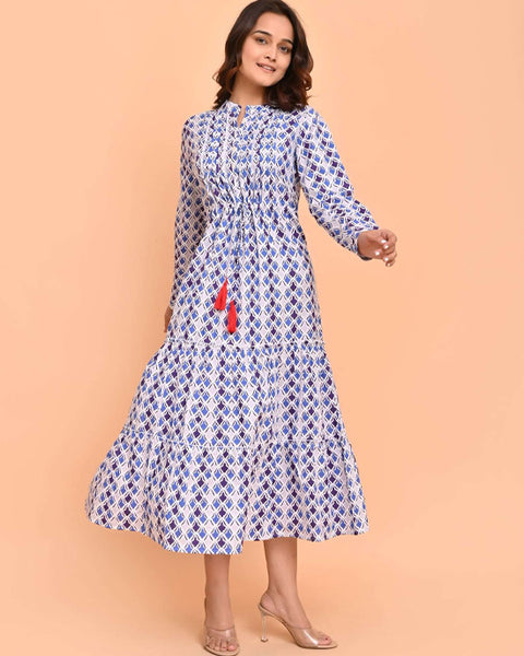 Corfu Dress Maxton Blue