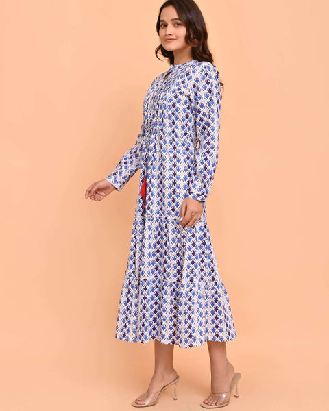 Corfu Dress Maxton Blue