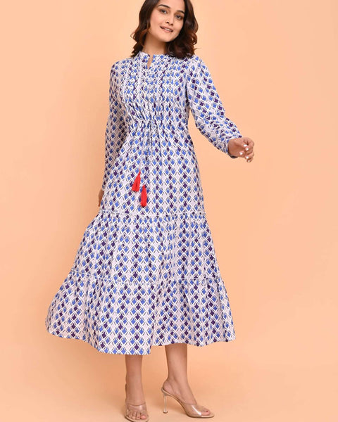 Corfu Dress Maxton Blue